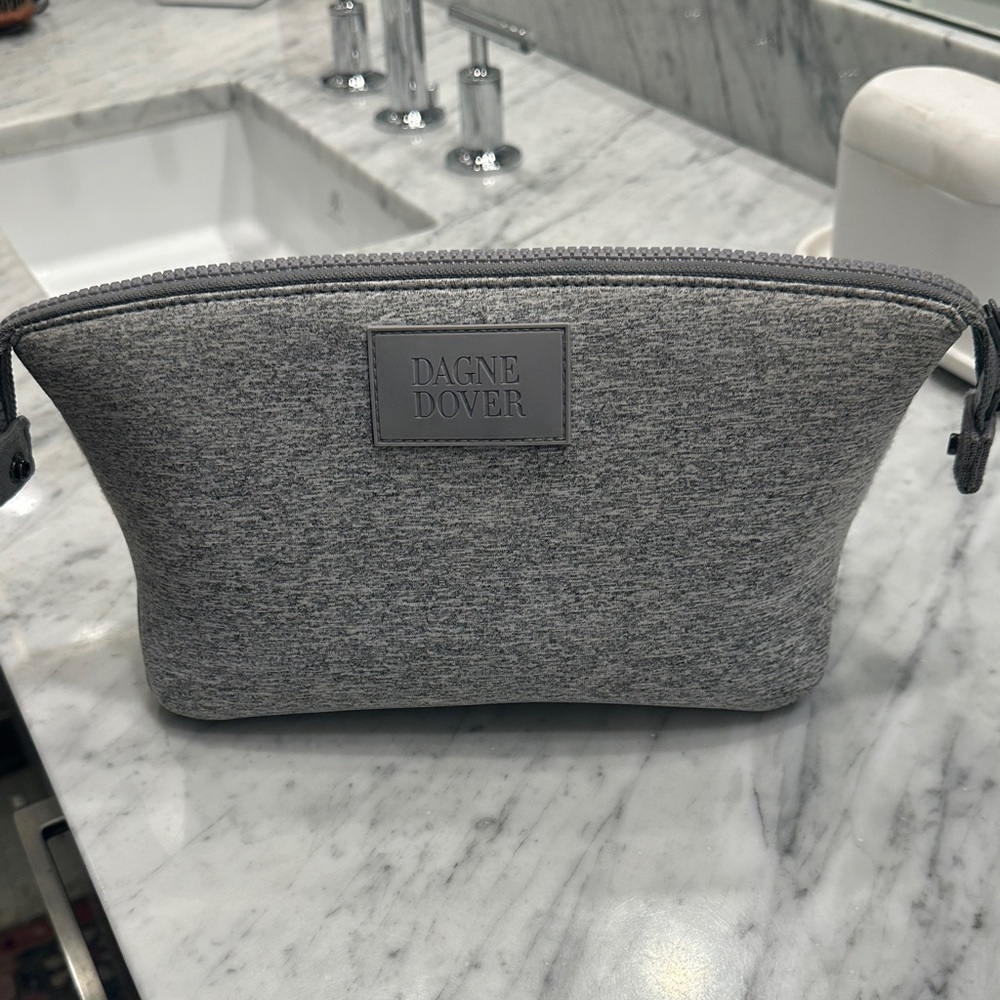Dagne Dover Hunter Heather Gray Toiletry Bag